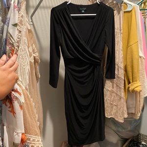 Black wrap dress!